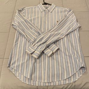 Ralph Lauren Men’s Striped Button-down Dress Shirt